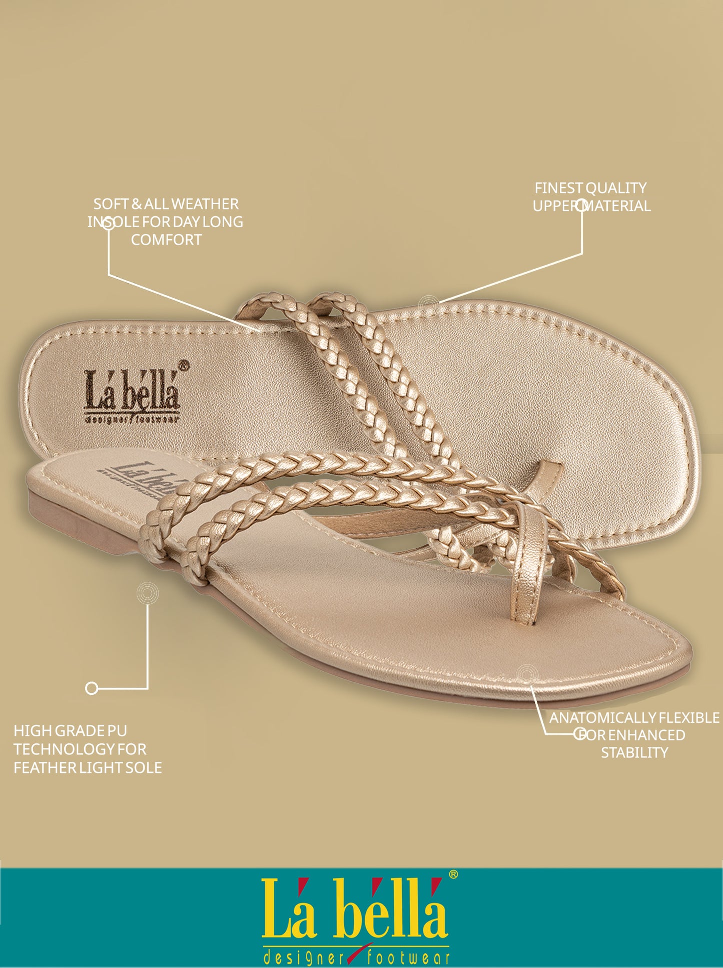 Labella Women's Sandal With Slip-On For LP06