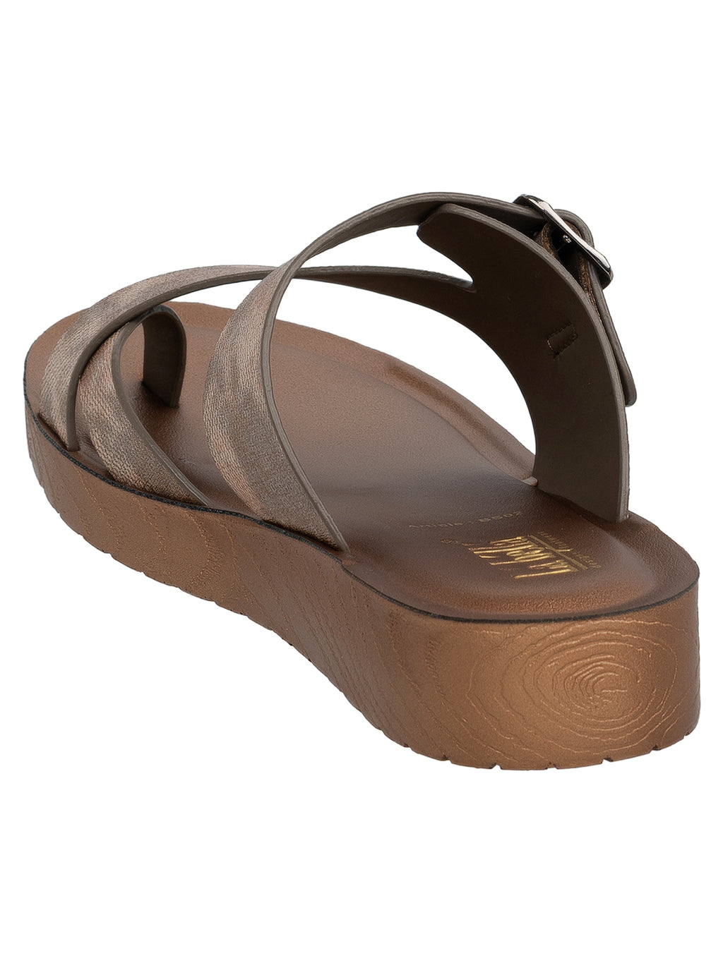 Women's Buckle Toe-Ring Wedge Slippers | Comfortable Casual Slip-On Sandals