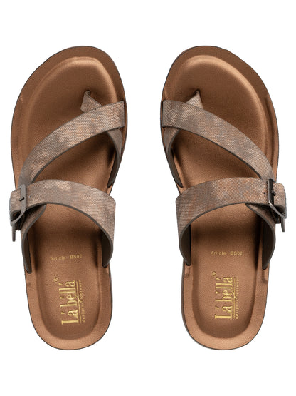 Labella Women's Sandal With Slip-On For BS02