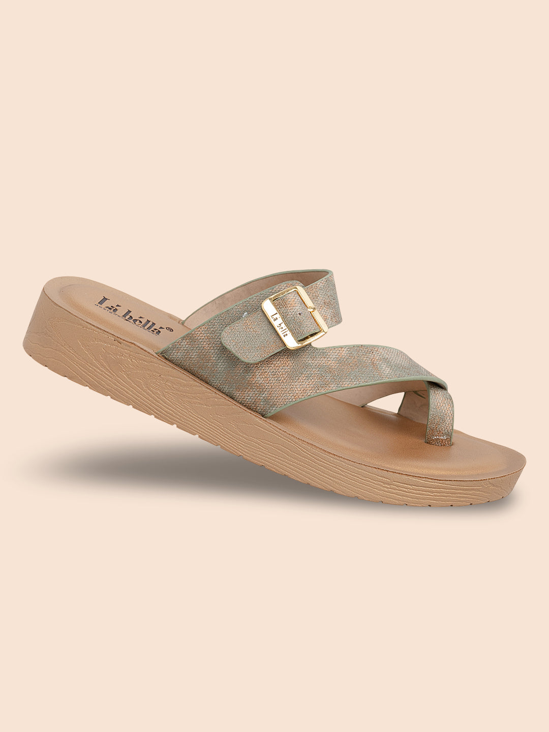 Labella Women's Sandal With Slip-On For BS02