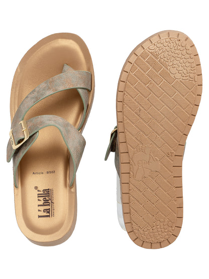 Labella Women's Sandal With Slip-On For BS02