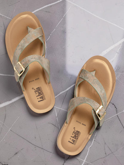 Labella Women's Sandal With Slip-On For BS02