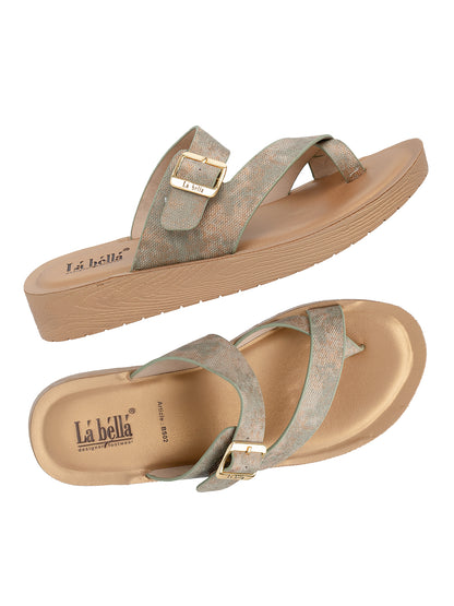 Labella Women's Sandal With Slip-On For BS02