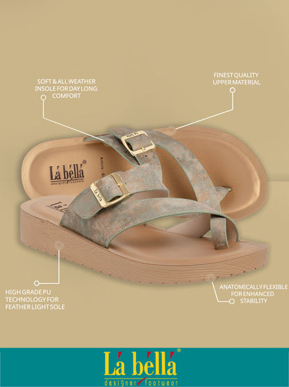 Labella Women's Sandal With Slip-On For BS02