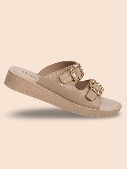Labella Women's Sandal With Slip-On For BS04