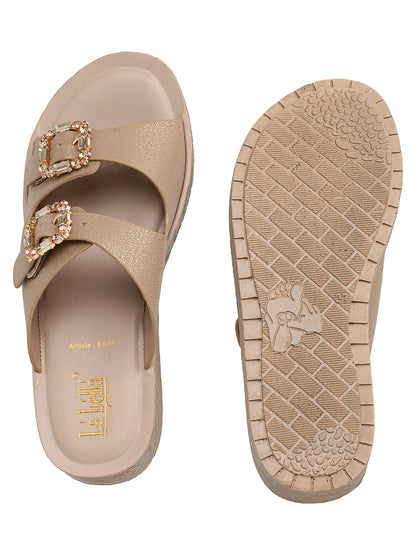 Labella Women's Sandal With Slip-On For BS04