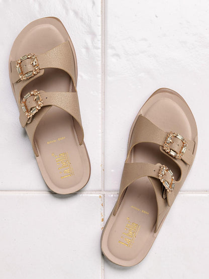 Labella Women's Sandal With Slip-On For BS04