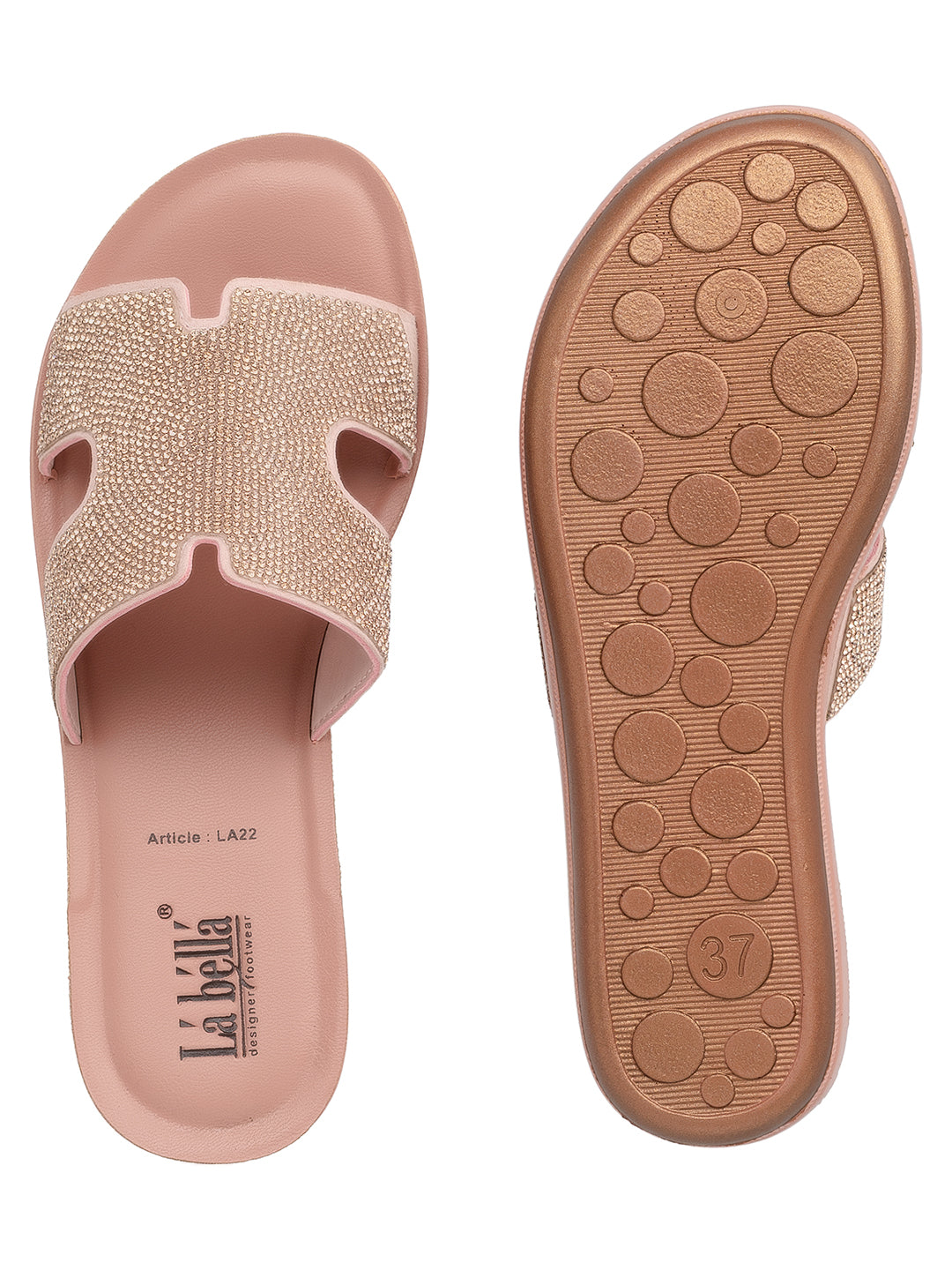 Labella Women's Sandal With Slip-On For LA22