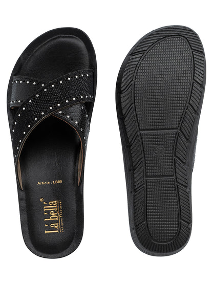 Labella Women's Sandal With Slip-On For LB08
