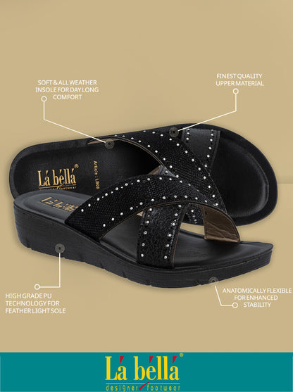 Labella Women's Sandal With Slip-On For LB08