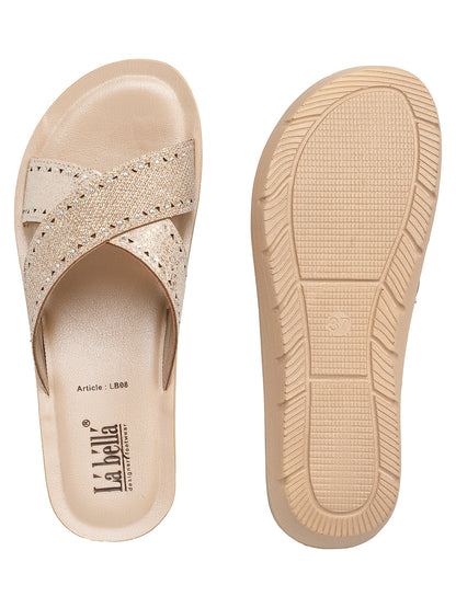 Labella Women's Sandal With Slip-On For LB08