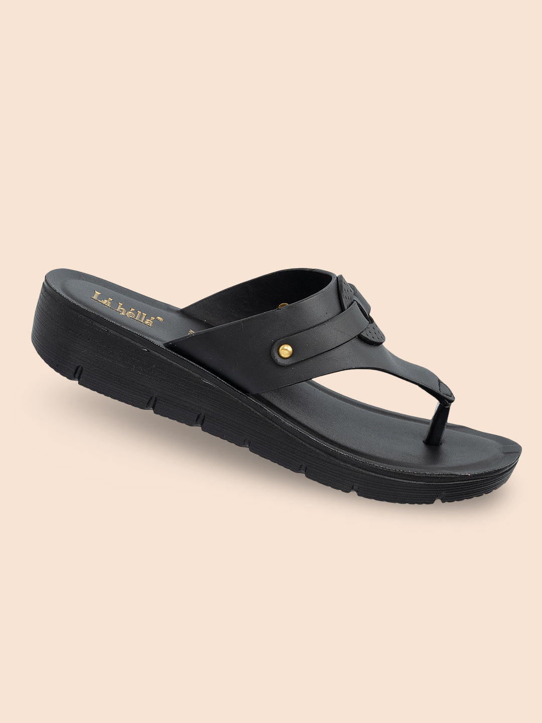 Women's Comfort Toe-Ring Wedge Slippers | Stylish Casual Slip-On Sandals