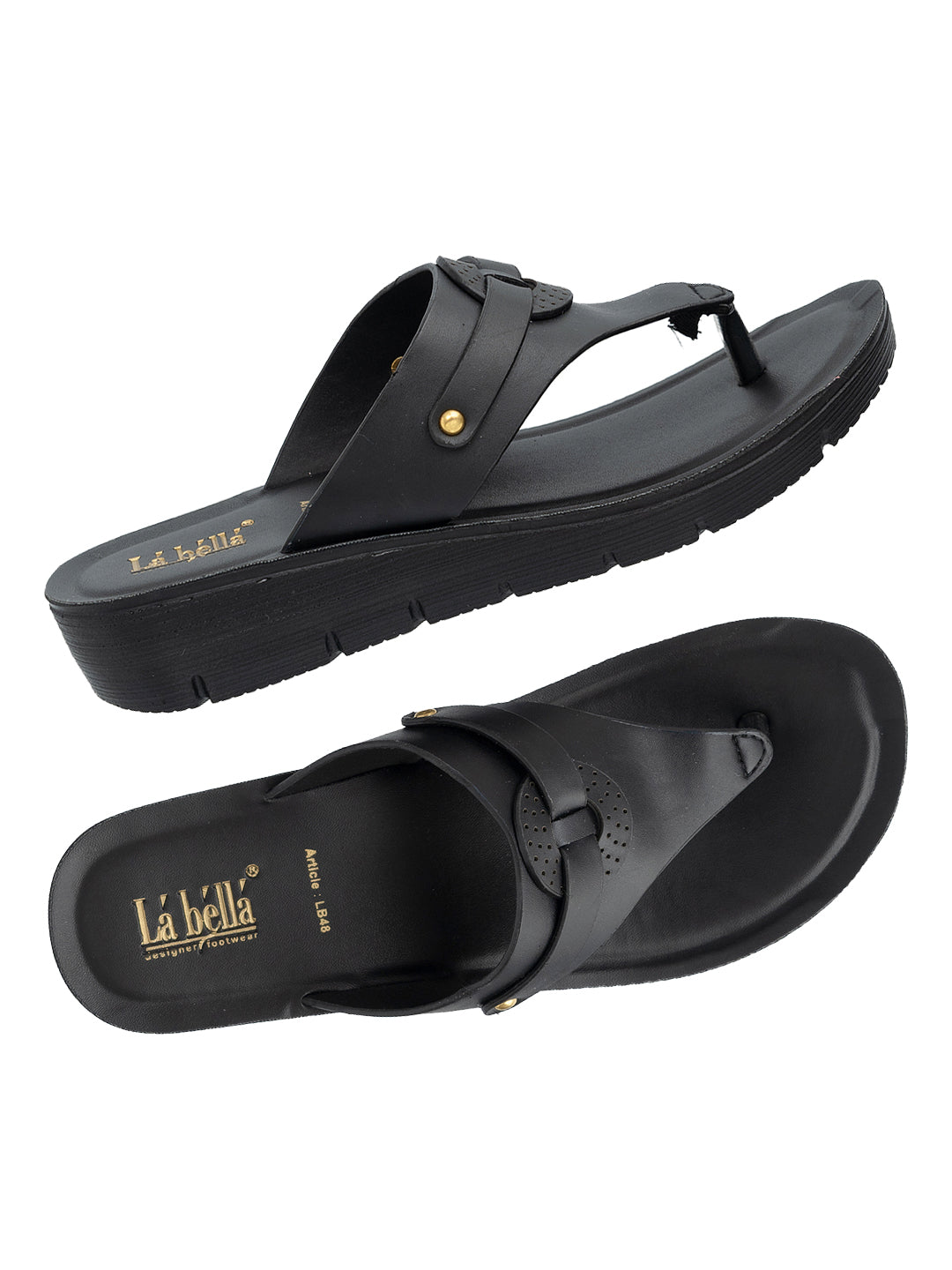 Women's Comfort Toe-Ring Wedge Slippers | Stylish Casual Slip-On Sandals