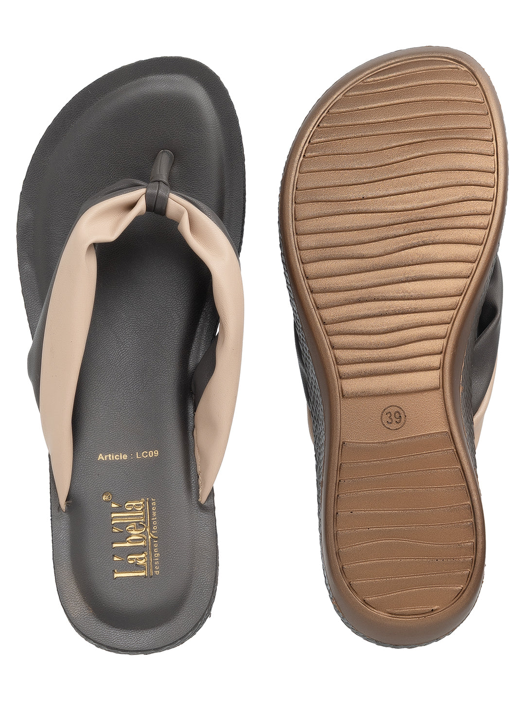 Women's Comfort Toe-Ring Wedge Slippers | Stylish Casual Slip-On Sandals
