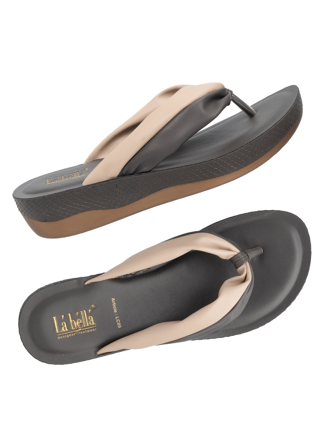 Women's Comfort Toe-Ring Wedge Slippers | Stylish Casual Slip-On Sandals