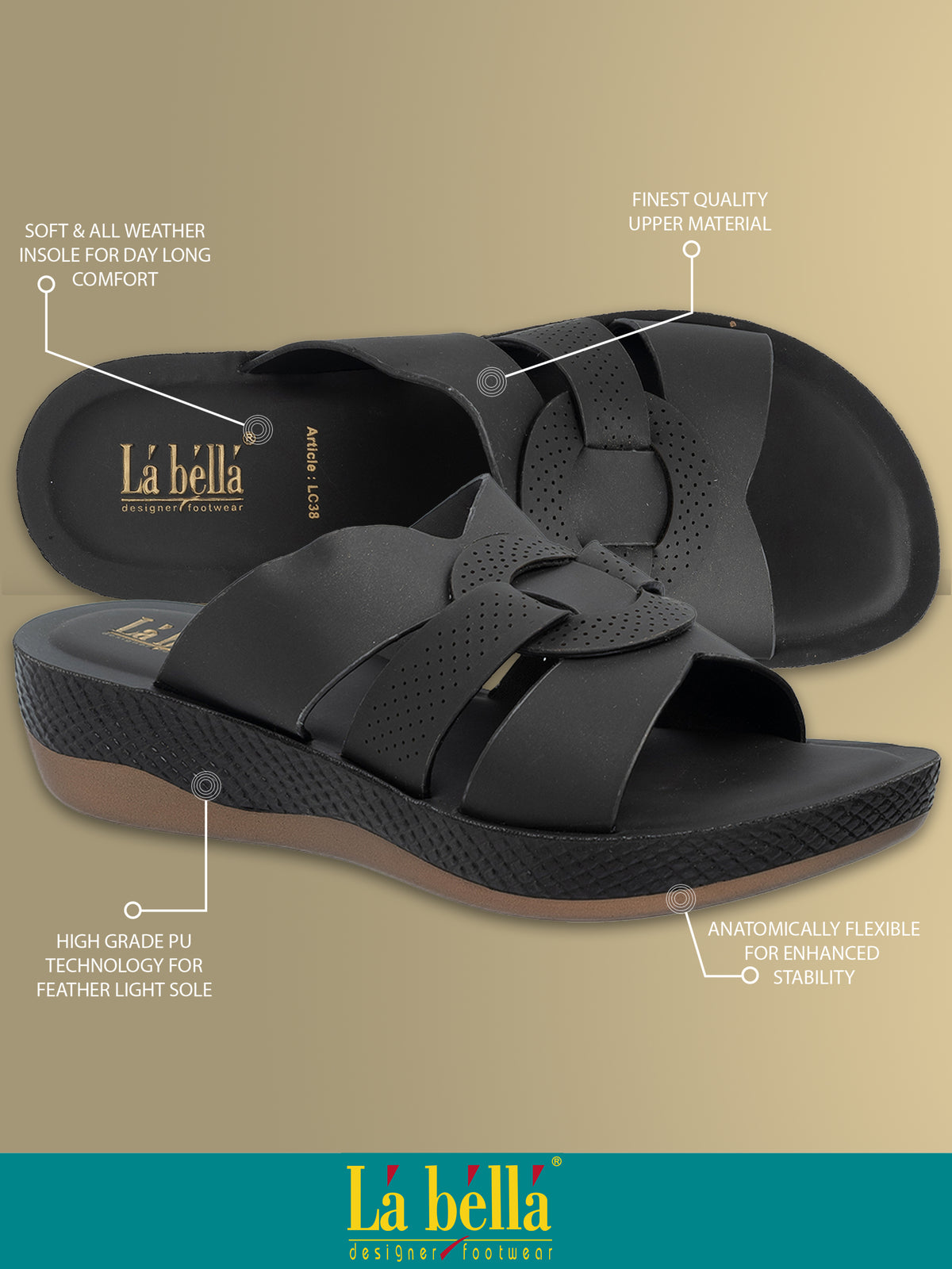 Women's Cross Strap Comfort Wedge Slippers | Stylish Casual Slip-On Sandals