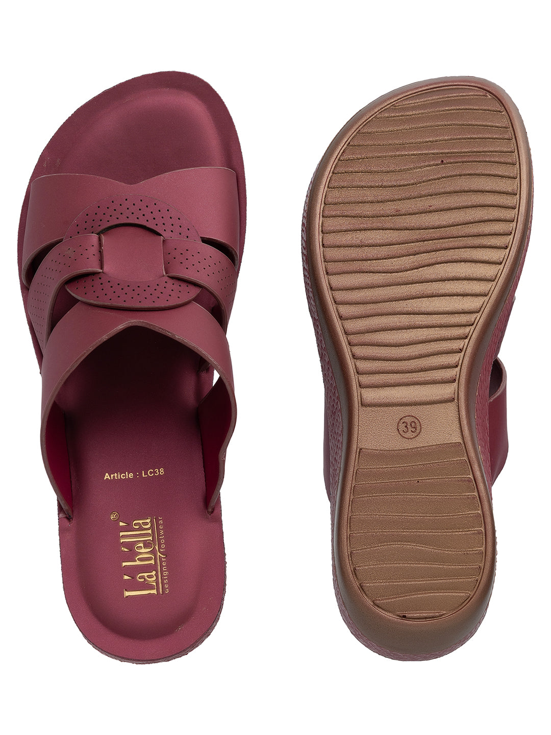 Women's Cross Strap Comfort Wedge Slippers | Stylish Casual Slip-On Sandals