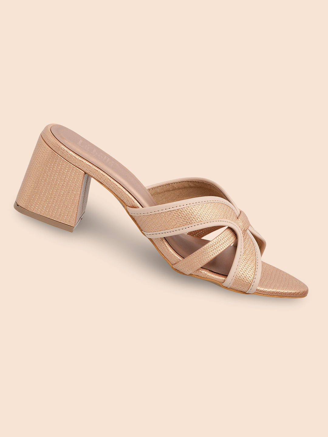 Women's Stylish Block Heel Mules | Elegant Open-Toe Fashion Sandals