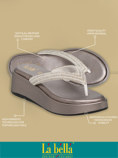 Labella Women's Sandal With Slip-On For LH02