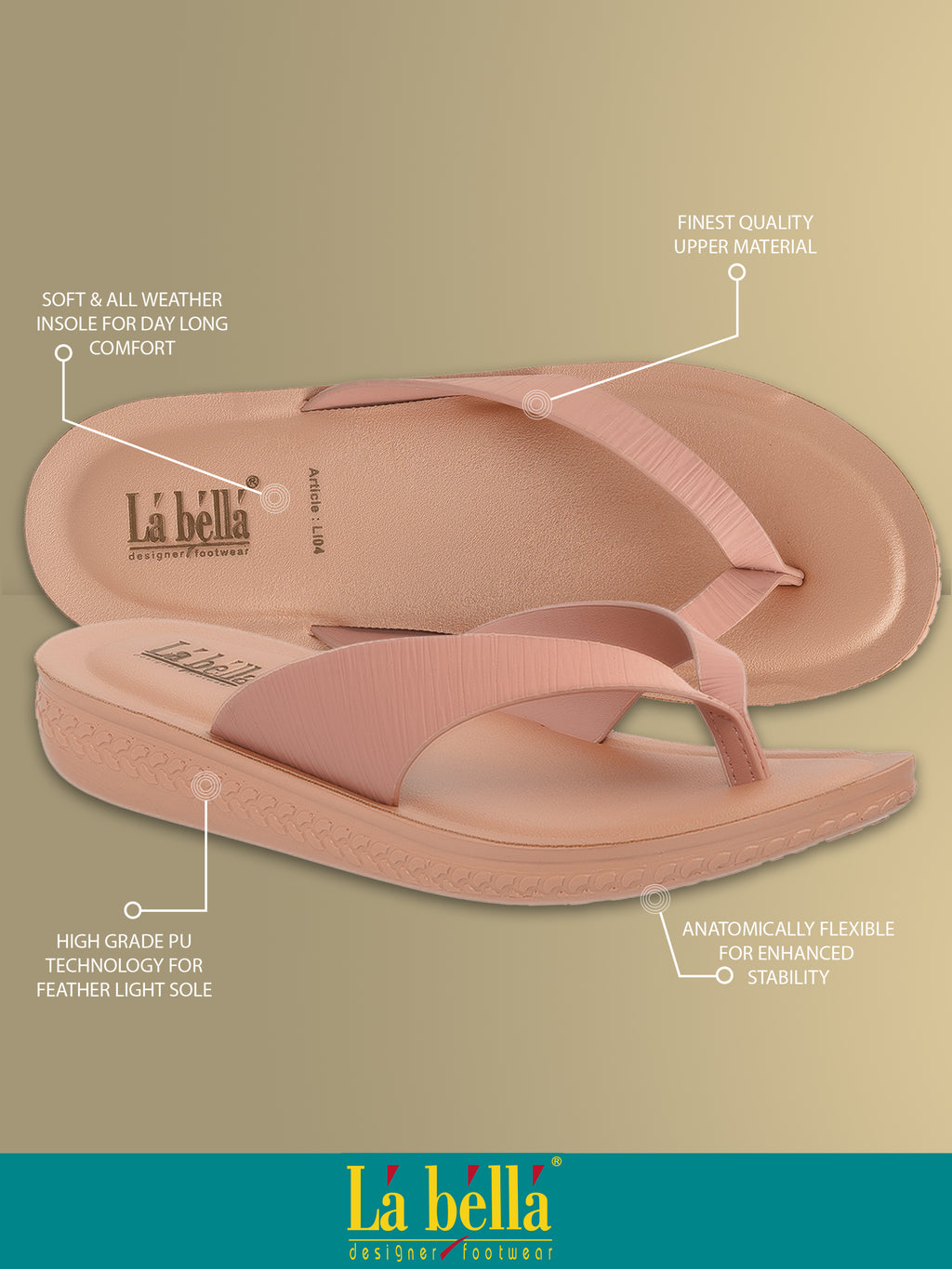 Women's Stylish Slip-On Flat Slipper | Comfortable Casual Everyday Footwear