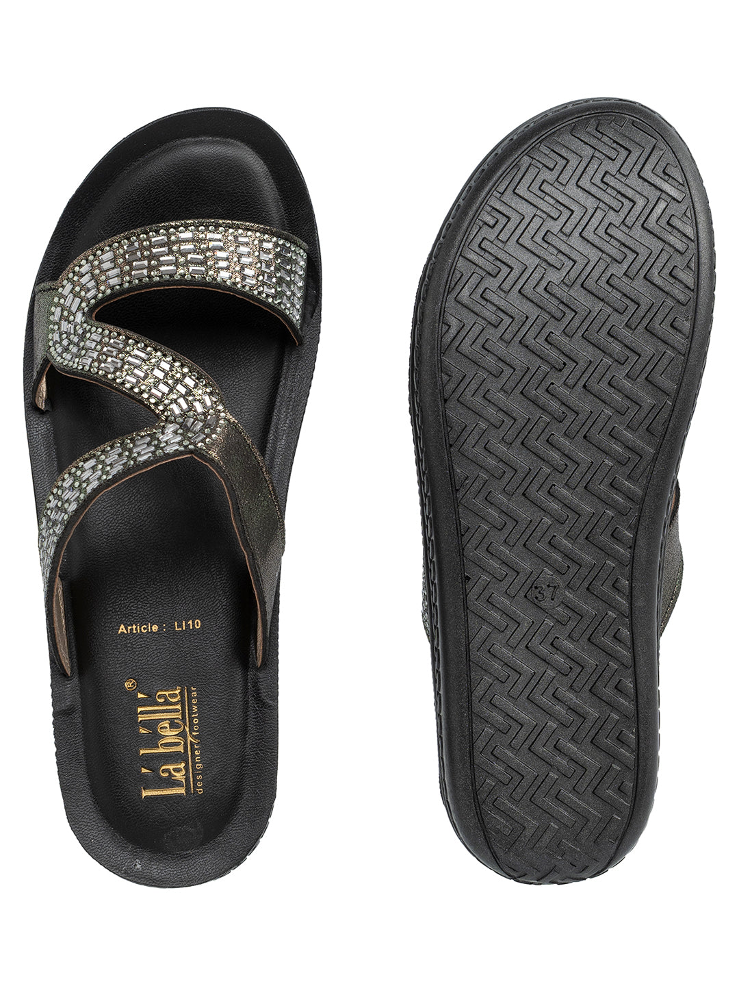 Labella Women's Sandal With Slip-On For LI10