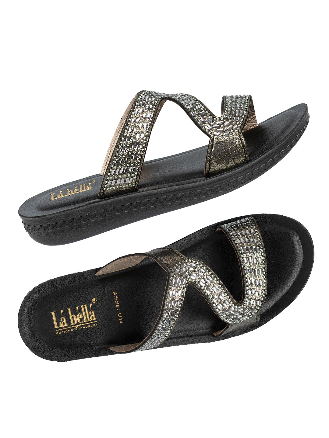 Labella Women's Sandal With Slip-On For LI10
