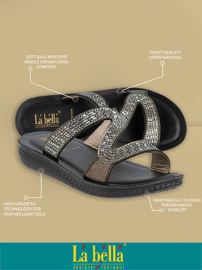 Labella Women's Sandal With Slip-On For LI10