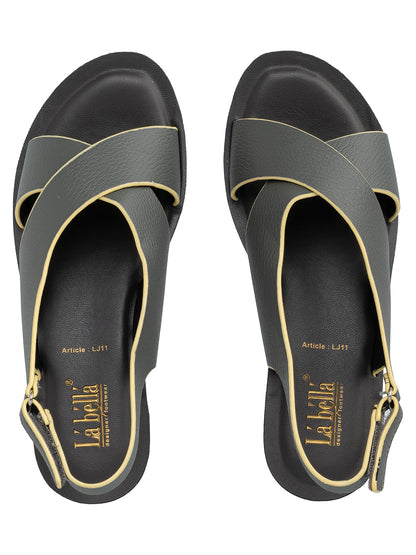 Labella Women's Sandal With Slip-On For LJ11