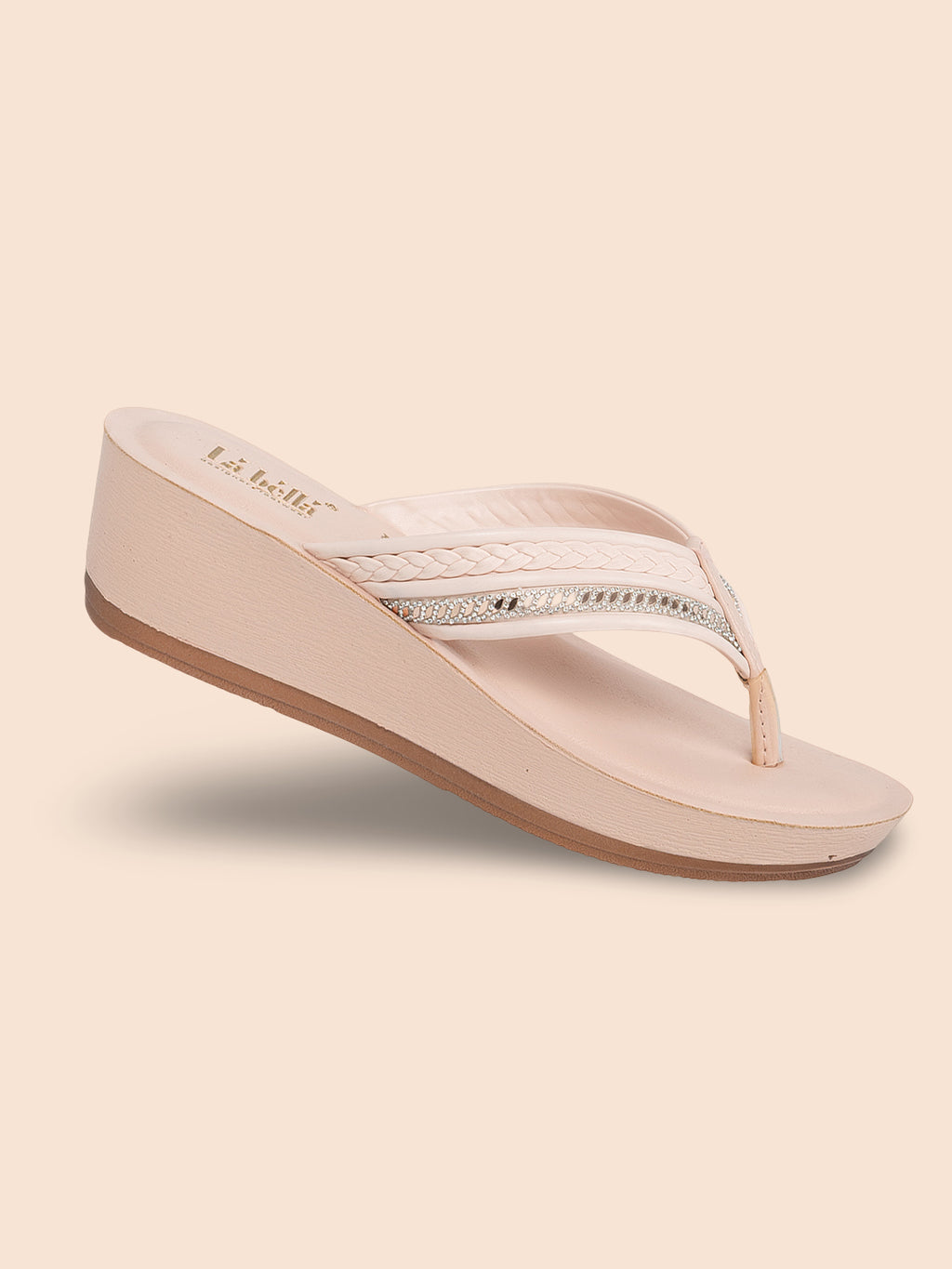 Women's Embellished Wedge Toe-Post Sandals | Stylish Comfortable Casual Footwear