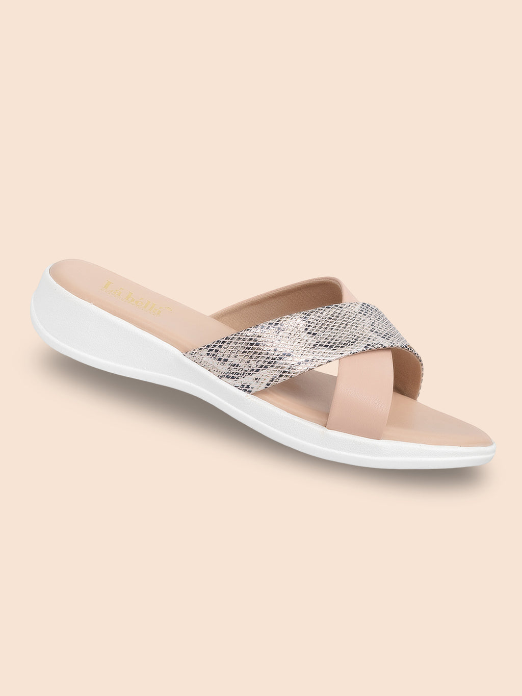 Women's Stylish Flat Slide Slipper | Comfortable Casual Open-Toe Footwear