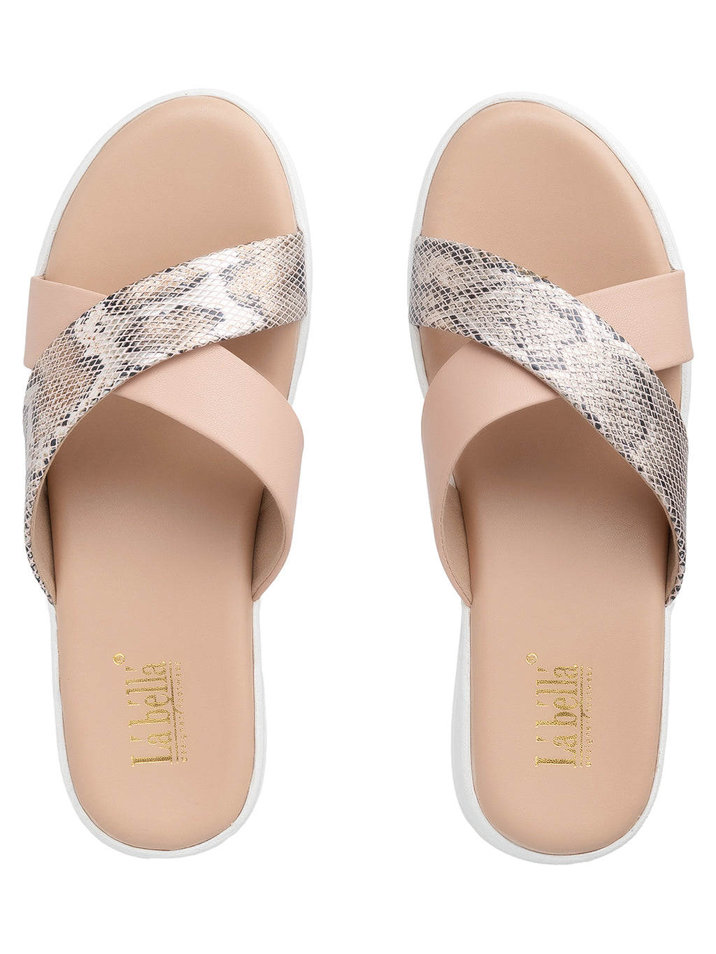 Women's Stylish Flat Slide Slipper | Comfortable Casual Open-Toe Footwear