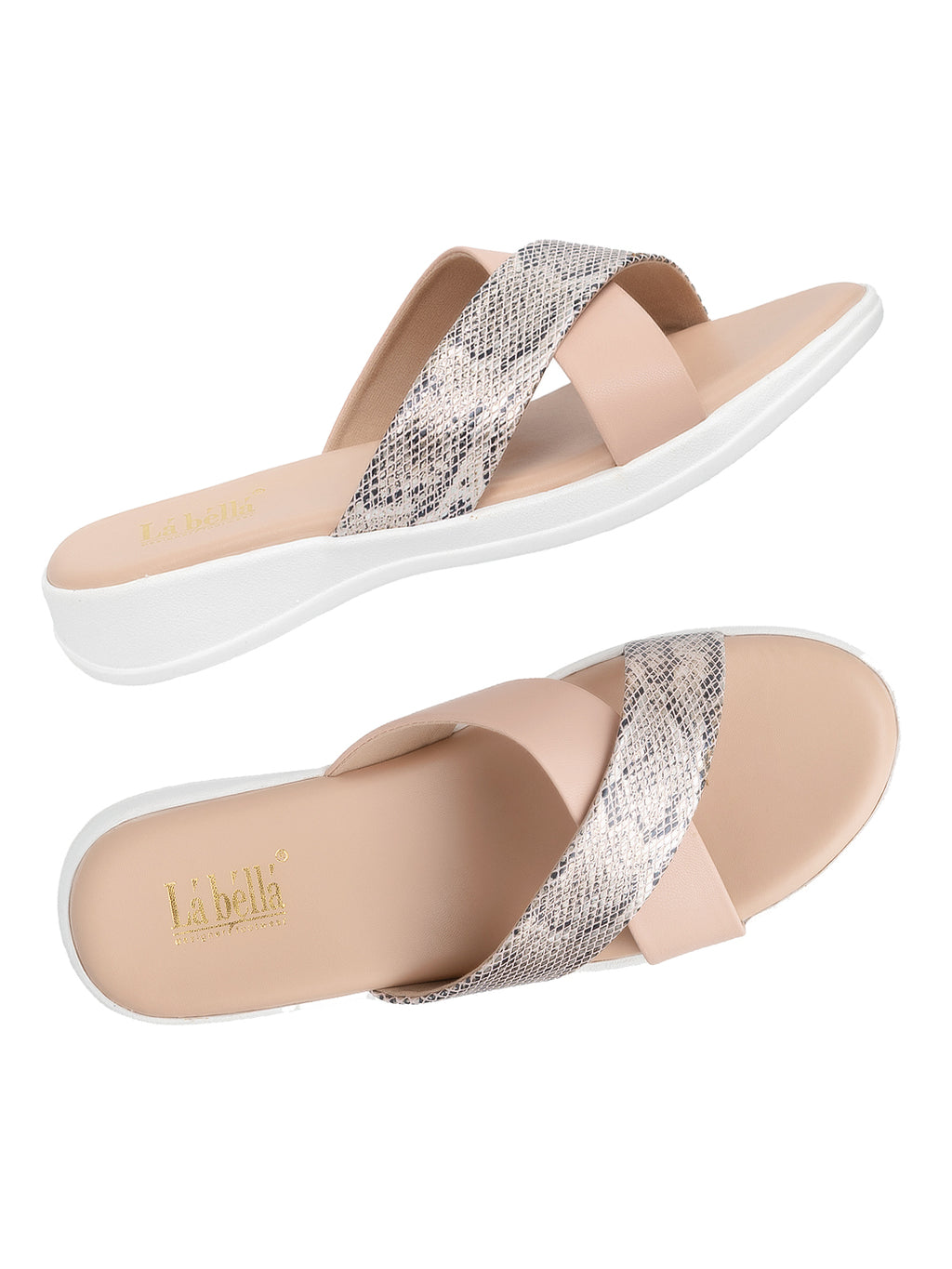 Women's Stylish Flat Slide Slipper | Comfortable Casual Open-Toe Footwear