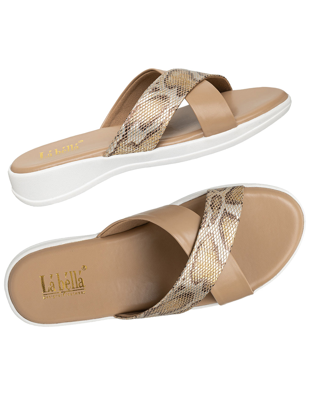 Women's Stylish Flat Slide Slipper | Comfortable Casual Open-Toe Footwear