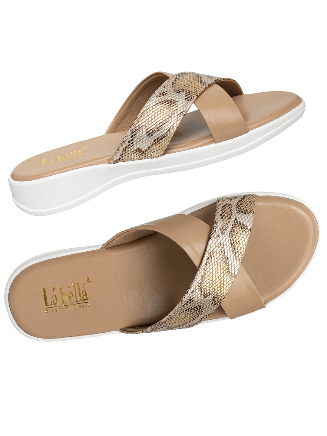 Women's Stylish Flat Slide Slipper | Comfortable Casual Open-Toe Footwear