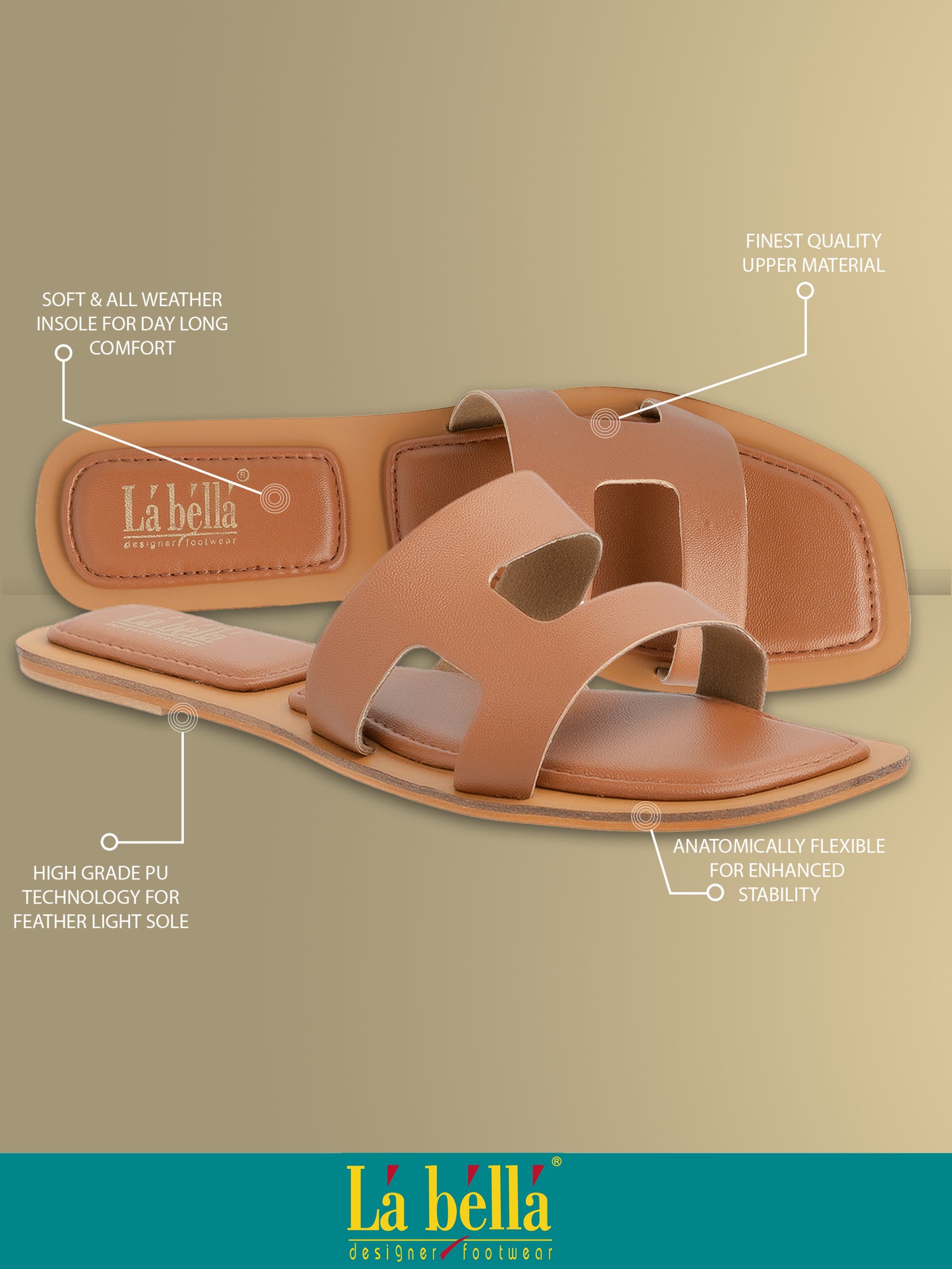 Labella Women's Sandal With Slip-On For LP02