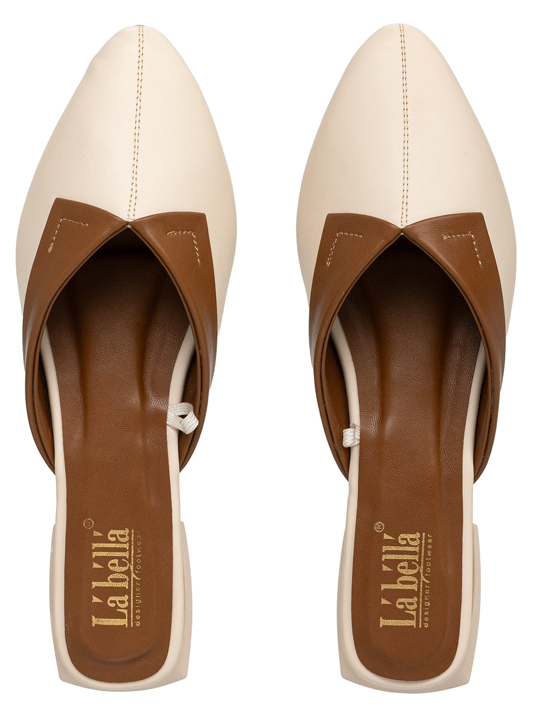 Elegant Pointed Toe Mules for Women | Low Block Heel Slip-On Shoes