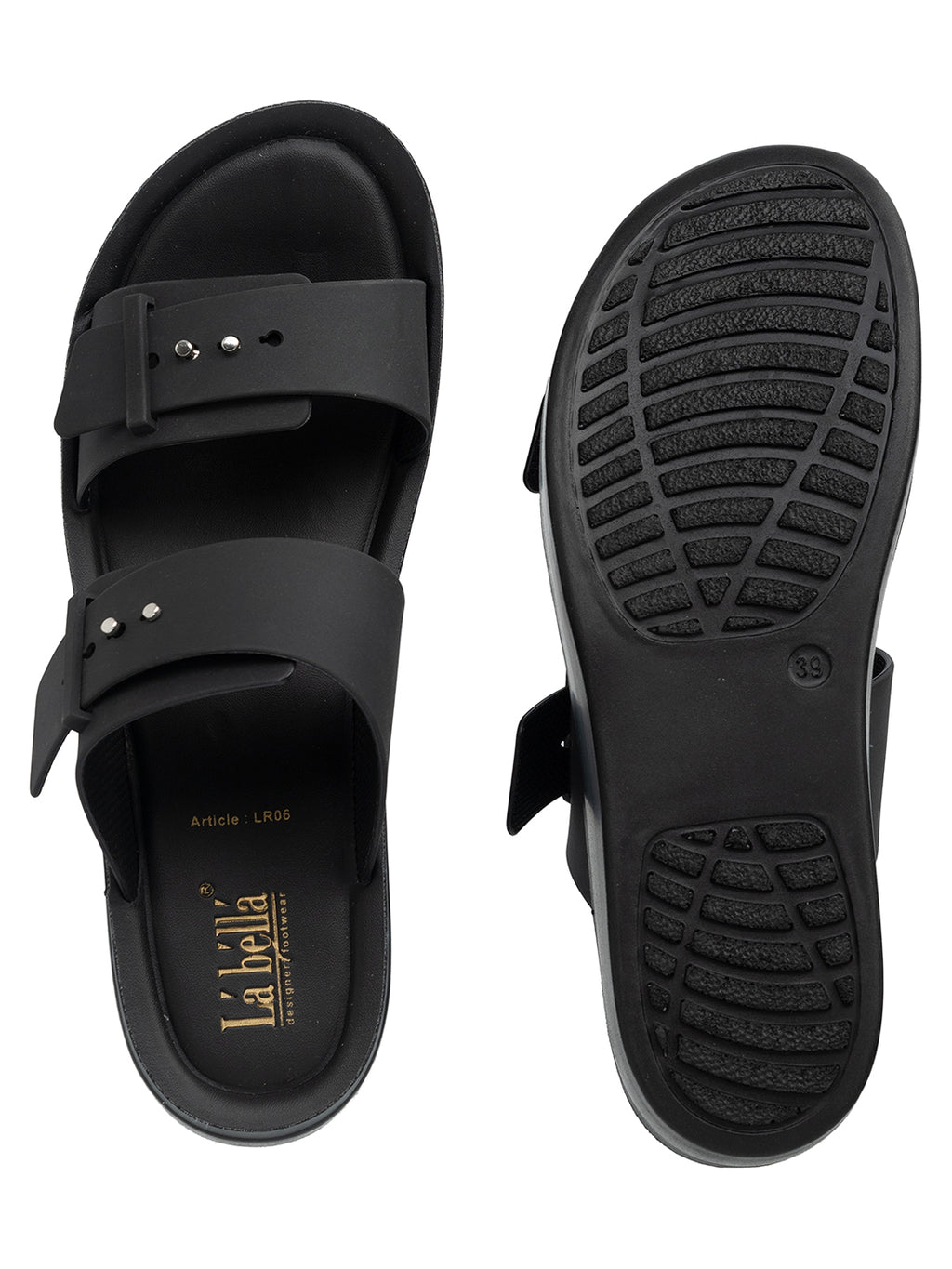 Chic Studded Double Strap Platform Sandals | Elevated Comfort Wedges