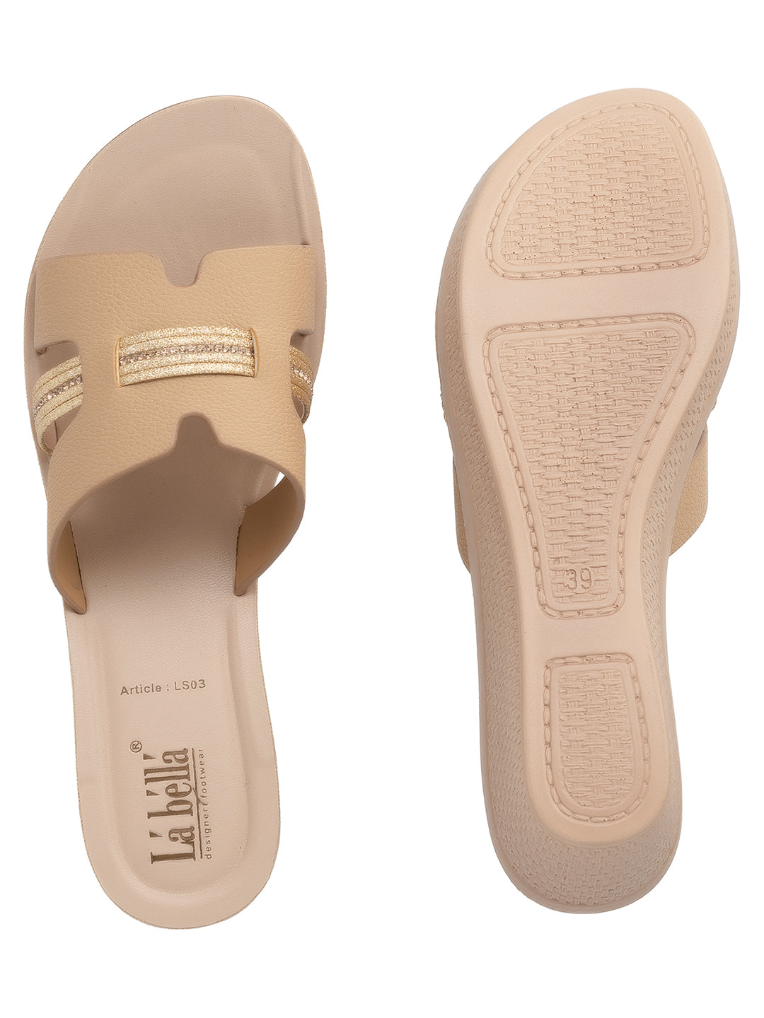 Labella Women's Sandal With Slip-On For LS03