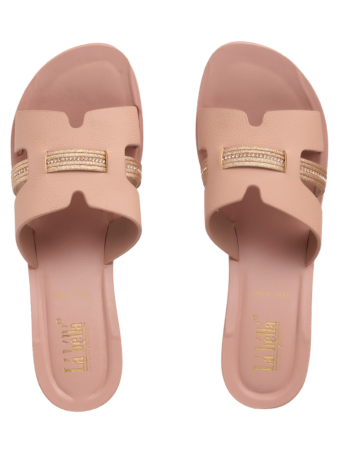Labella Women's Sandal With Slip-On For LS03