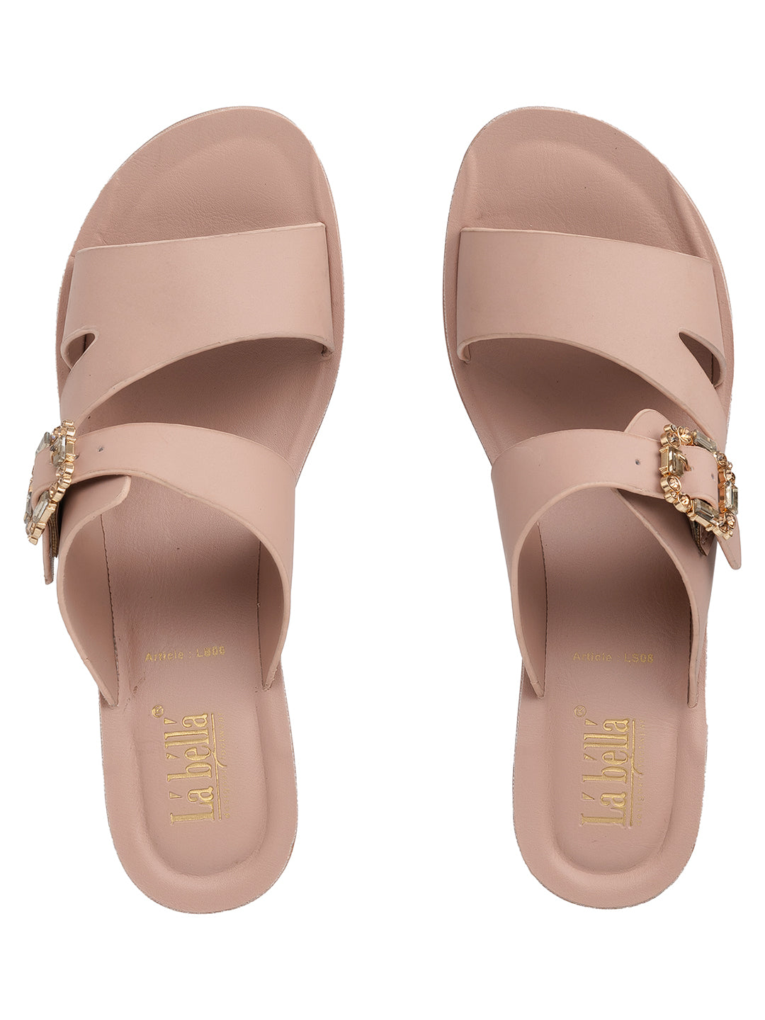 Labella Women's Sandal With Slip-On For LS08
