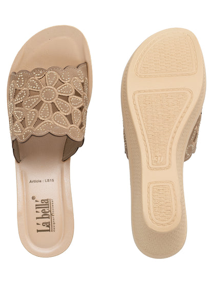 Labella Women's Sandal With Slip-On For LS15