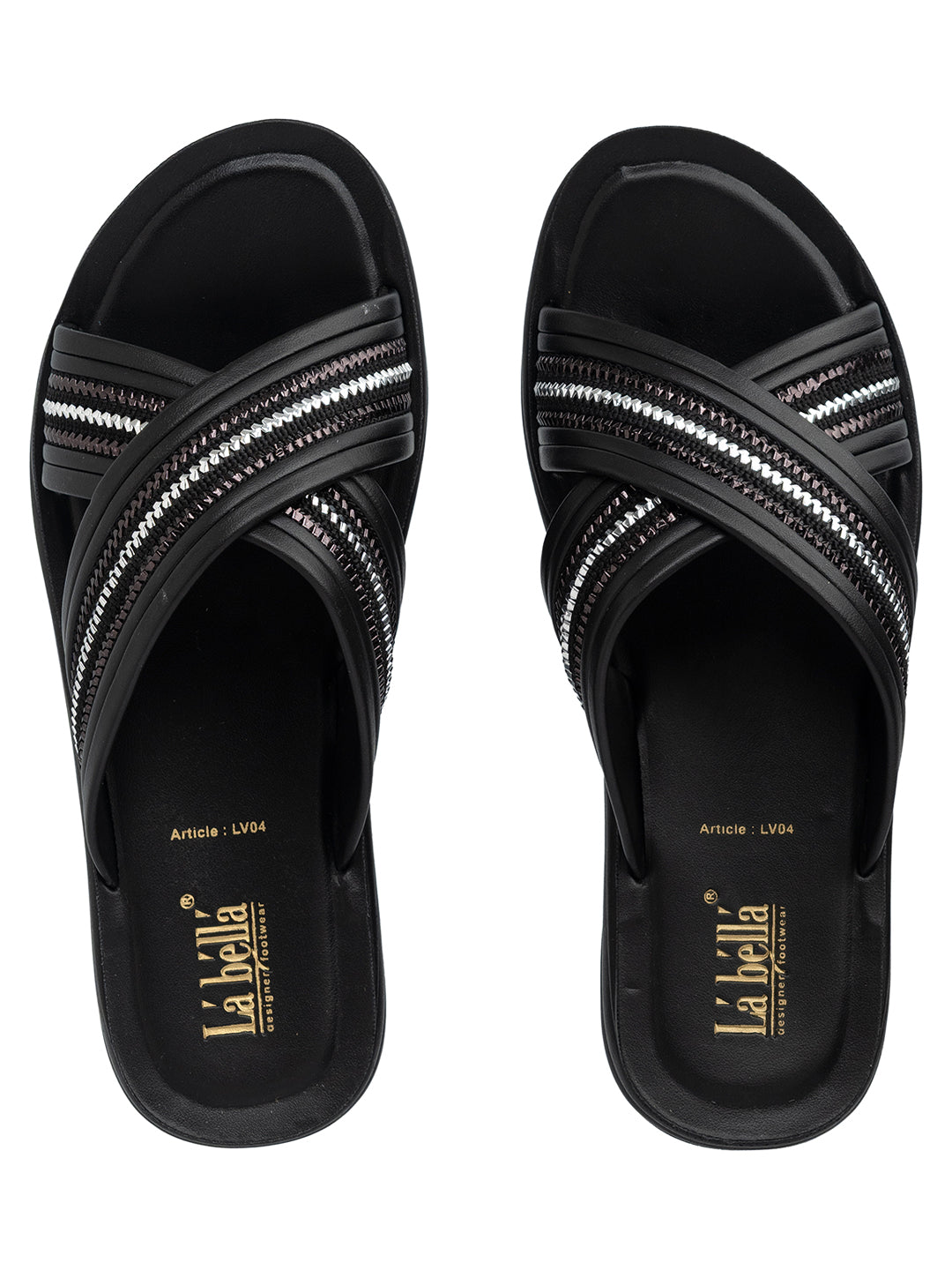 Labella Women's Sandal With Slip-On For LV04