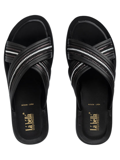Labella Women's Sandal With Slip-On For LV04