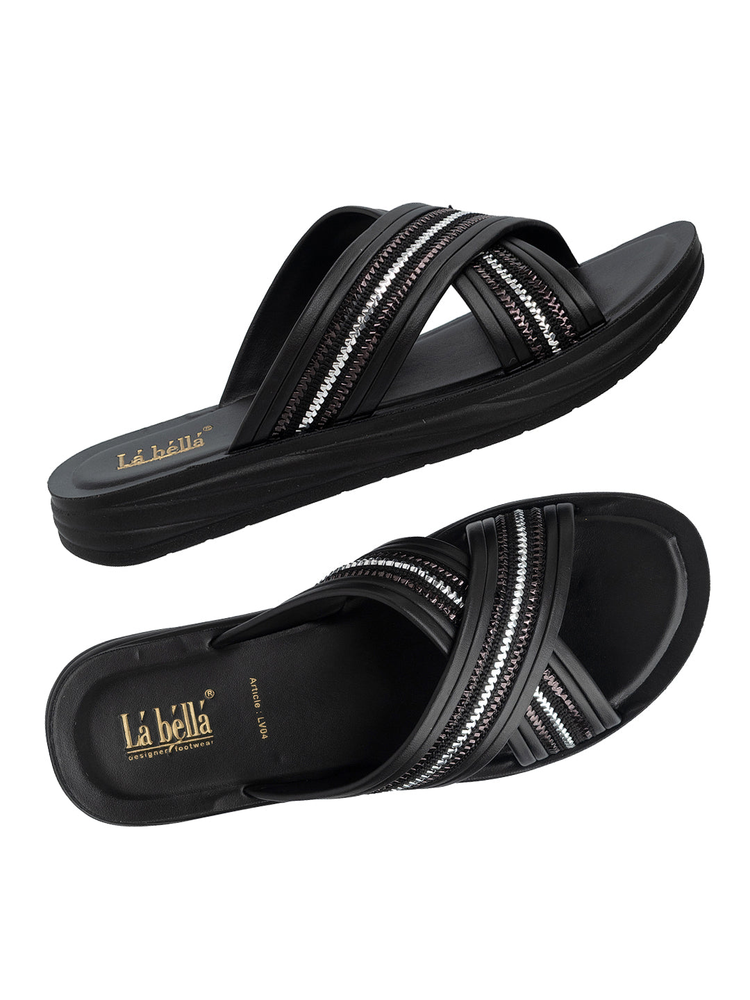 Labella Women's Sandal With Slip-On For LV04