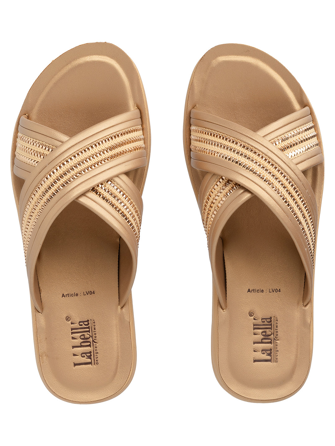 Labella Women's Sandal With Slip-On For LV04