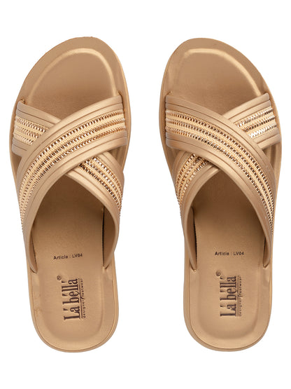 Labella Women's Sandal With Slip-On For LV04
