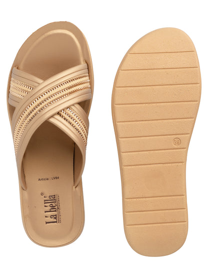 Labella Women's Sandal With Slip-On For LV04