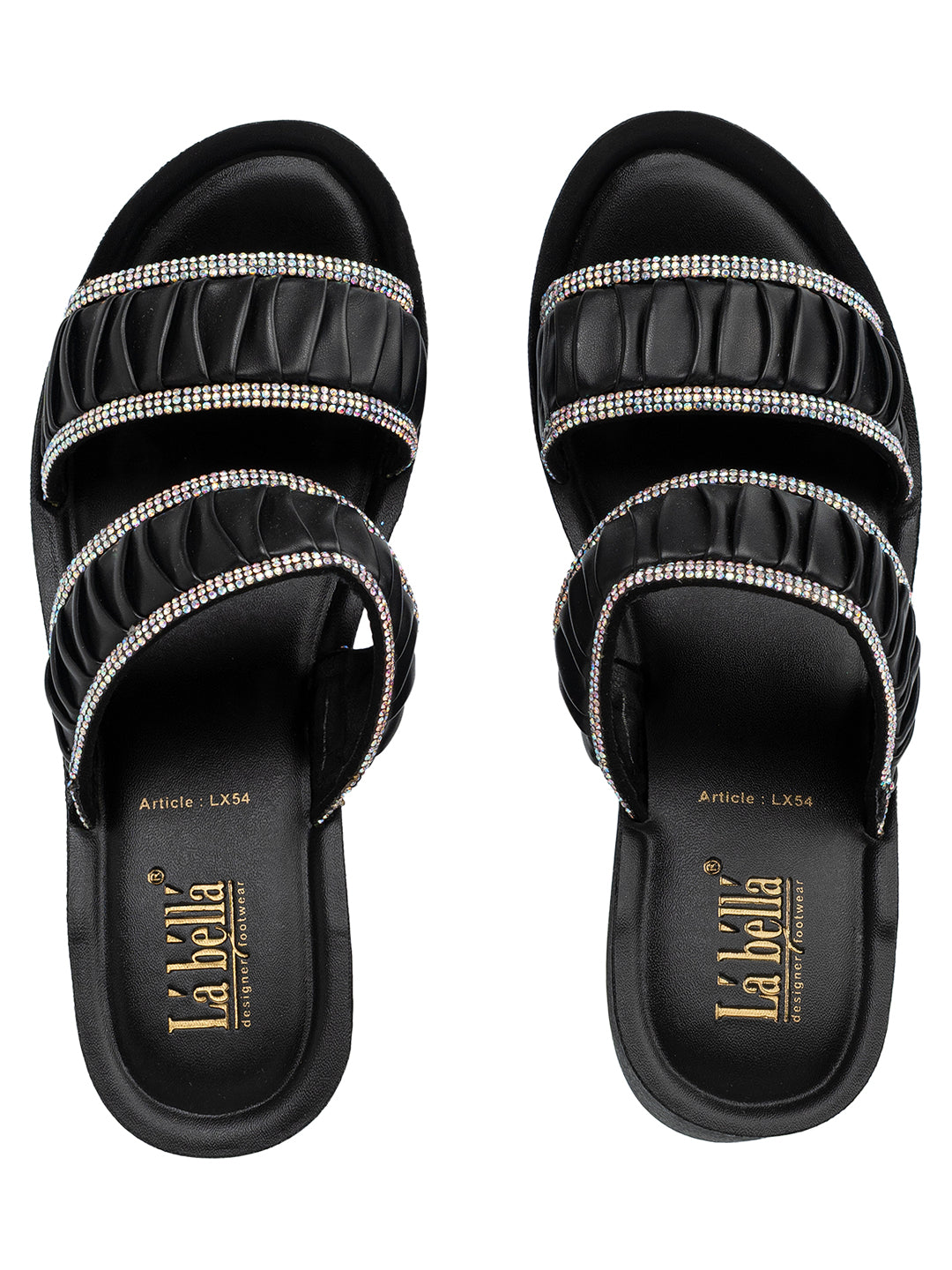Labella Women's Sandal With Slip-On For LX54