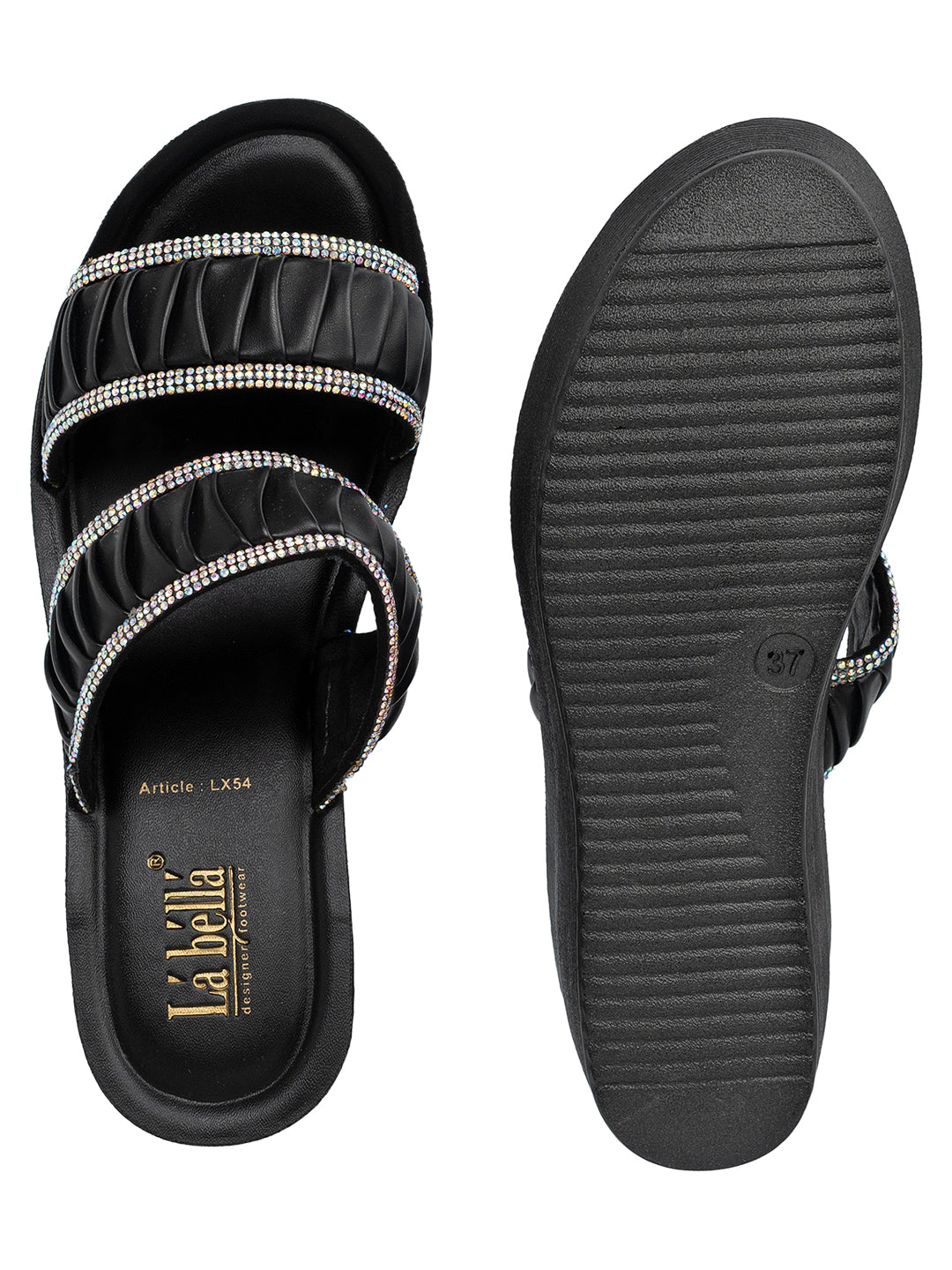 Labella Women's Sandal With Slip-On For LX54
