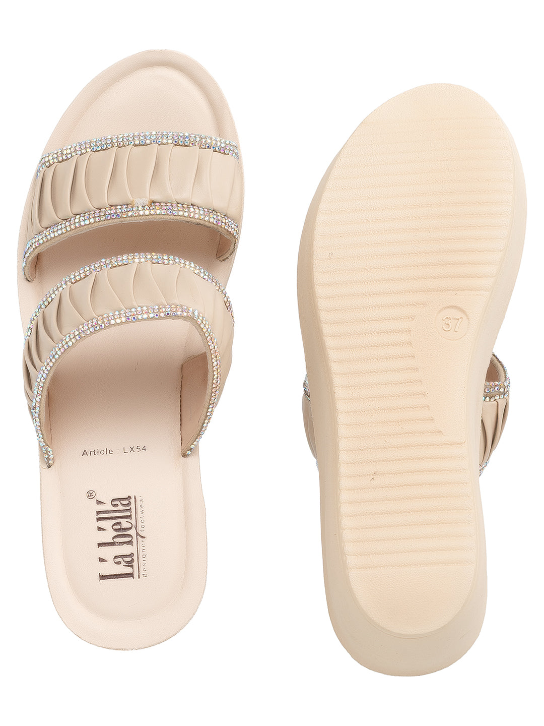 Labella Women's Sandal With Slip-On For LX54